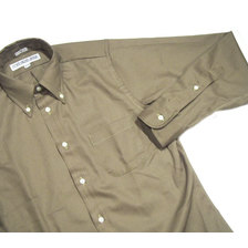 INDIVIDUALIZED SHIRTS L/S STANDARD FIT B.D. TWILL SHIRTS khaki画像