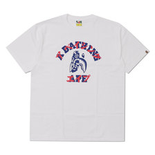 A BATHING APE 20SS TIGER SHARK KATAKANA TEE WHITE 1G20110033画像