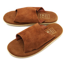 ISLAND SLIPPER スエードレザー スライドサンダル PEANUT SUEDE PTS705BHR画像