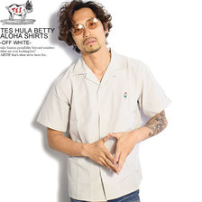 The Endless Summer TES HULA BETTY ALOHA SHIRTS -OFF WHITE- NV-0574001画像