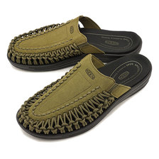 KEEN UNEEK II SLIDE Dark Olive/Black 1022373画像