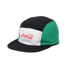 COCA-COLA BY ATMOS LAB PANEL CAMP CAP BLACK AL20S-HG01-BLK画像