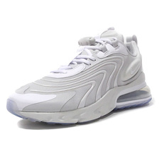 NIKE AIR MAX 270 REACT ENG PHOTON DUST/WHITE/PLATINUM TINT/PARTICLE GREY/WETALLIC SILVER CJ0579-002画像