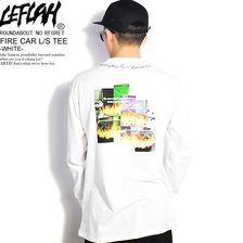 LEFLAH FIRE CAR L/S TEE -WHITE-画像