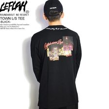 LEFLAH TOWN L/S TEE -BLACK-画像