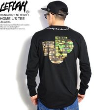 LEFLAH HOME L/S TEE -BLACK-画像