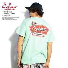 COOKMAN T-shirts Signboard -L/GREEN- 231-01004画像