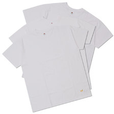 THE CONVENI FRUIT OF THE LOOM 3P SS TEE WHITE画像