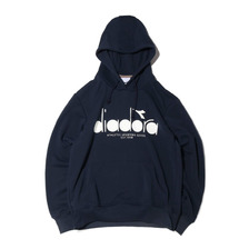 DIADORA スウェットフーディージャケッ BLACK DSW0110-99画像