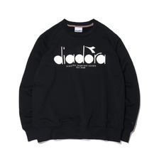 DIADORA スウェットクルーネックシャツ BLACK DSW0111-99画像