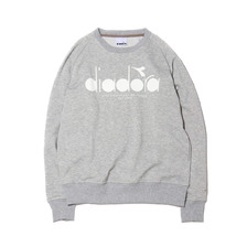DIADORA スウェットクルーネックシャツ GRAY DSW0111-94画像