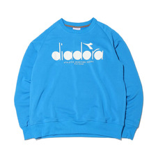 DIADORA スウェットクルーネックシャツ BLUE DSW0111-60画像