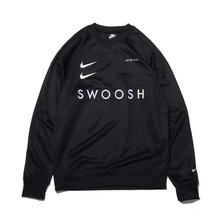 NIKE AS M NSW SWOOSH CREW PK BLACK/WHITE CJ4841-010画像