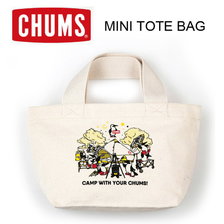 CHUMS Camp With Your CHUMS Mini Canvas Tote CH60-2970画像
