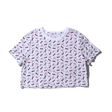 NIKE AS W NSW TEE CROP SUMMER FUN 2 WHITE CU9698-100画像