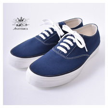 ANATOMICA WAKOUWA DECK SHOES LOW NAVY/WHITE画像