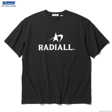 RADIALL LOGOTYPE - CREW NECK T-SHIRT S/S (INK BLACK)画像