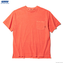 RADIALL EL CAMINO - CREW NECK POCKET T-SHIRT S/S (BLOOD ORANGE)画像