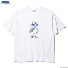 RADIALL NEW LIFERS - CREW NECK T-SHIRT S/S (WHITE)画像
