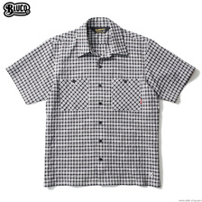 BLUCO SEERSUCKER WORK SHIRTS S/S (BLACK) OL-108S-020画像