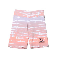 PUMA TIE DYE AOP Short Tights PURPLE HEATHE 598509-46画像