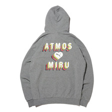 PUMA GRAPHICS HOODY MIRU MEDIUM GRAY H 921315-02画像