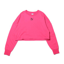 PUMA Sport Crew Sweat Wmns CARMINE ROSE 598517-88画像