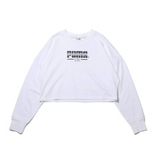 PUMA Sport Crew Sweat Wmns PUMA WHITE 598517-02画像