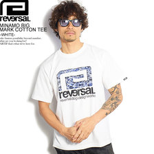 reversal MINAMO BIG MARK COTTON TEE -WHITE- RV20SS001画像