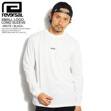 reversal SMALL LOGO LONG SLEEVE -WHITE/BLACK- RV20SS102画像