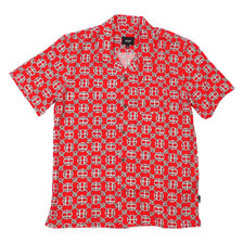 HUF ATELIER RESORT WOVEN S/S SHIRT RED画像