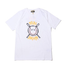 DIADORA PAURA LOGO T-SHIRT OPTICAL WHITE 176766-0002画像
