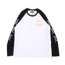 DIADORA PAURA BASEBALL LS T-SHIRT OPTICAL WHITE 176772-0013画像
