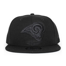 NEW ERA LOS ANGELES RAMS SNAPBACK BLACKOUT NE33145画像
