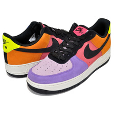 NIKE AIR FORCE 1 07 LV8 prism pink/black-bright violet CU1929-605画像