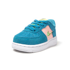 NIKE FORCE 1 LV8 3 TD ORACLE AQUA/GHOST GREEN/WASHED CORAL/WHITE CJ4112-300画像