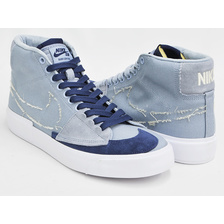 NIKE SB ZOOM BLAZER MID EDGE OBSIDIAN MIST / FOSSIL CI3833-401画像