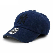 '47 Brand NEW YORK YANKEES CLEAN UP STRAPBACK CAP DENIM B-MDOWD17DDS-NY画像