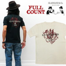 FULLCOUNT &times; GLAD HAND DRAGON HENLEY T SHIRT GHT_001画像