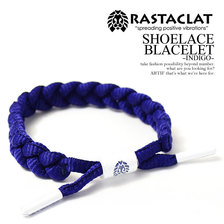 RASTACLAT SHOELACE BRACELET -INDIGO-画像