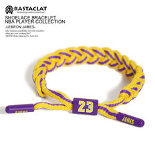 RASTACLAT SHOELACE BRACELET NBA PLAYER COLLECTION -LEBRON JAMES-画像