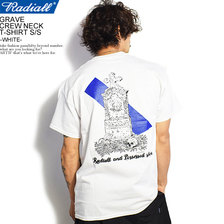RADIALL &times; POSSESSED SHOE.CO GRAVE - C.N. T-SHIRT S/S -WHITE-画像
