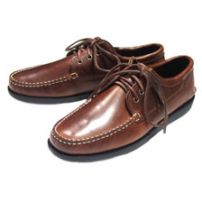 Quoddy Trail Moccasin 501 BLUCHER MOCCASIN brown chrome画像