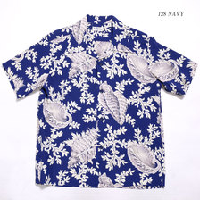 SUN SURF S/S RAYON HAWAIIAN SHIRT "SPIRAL SHELL PARADISE" SS38330画像