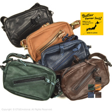 Butler Verner Sails 馬革スクエアジップショルダー JA-2427画像