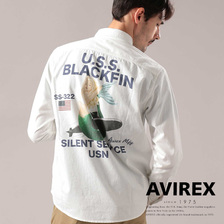 AVIREX TYPE BLUE PINUP CAMBRAY SHIRT 6105096画像