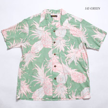 SUN SURF COTTON / LINEN SLUBYARN S/S OPEN SHIRT "ISLAND PINEAPPLE" SS38407画像