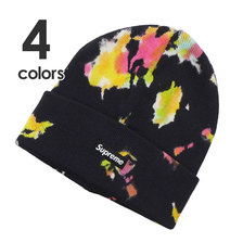 Supreme 20SS Splatter Dyed Beanie画像