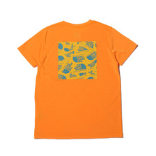 THE NORTH FACE S/S STICKER HALFDOME TEE FRAME ORANGE NTW32054-FO画像