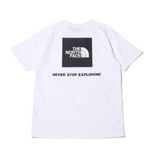 THE NORTH FACE S/S SQUARE LOGO TEE WHITE NT32038-W画像